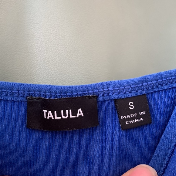 Aritzia Talula KINVER BODYSUIT size s in bluebell - Picture 4 of 4